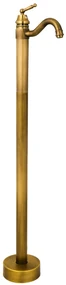 Baterie lavoar freestanding TRENDY'S, bronz antichizat