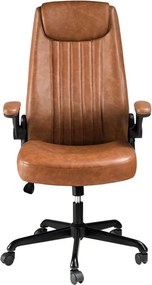 Scaun de birou modern piele sintetica Brown