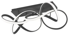 Plafonieră LED reglabilă INDIGO, 64W/230V, neagră