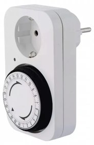 Priza programabila mecanica, IP20, 16A, alba, Emos