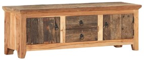 vidaXL Comodă TV, 120 x 30 x 40 cm, lemn masiv acacia/lemn reciclat