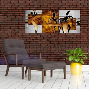 Tablou - Motiv cultura africană (120x50 cm)