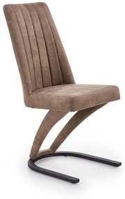 Scaun K338 piele ecologica maro