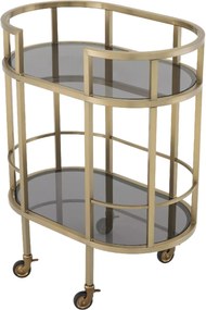 Gheridon/ masuta cu roti design LUX Townhouse alama 113192 HZ