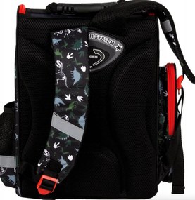 Set școală din 5 piese pentru băieți Dinozauri