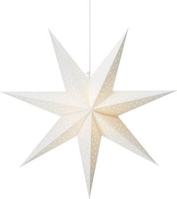 Decorațiune luminoasă suspendată Markslöjd Clara, ø 75 cm, alb