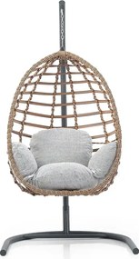 Balansoar scaun suspendat  rattan exterior interior 205x110x95 cm