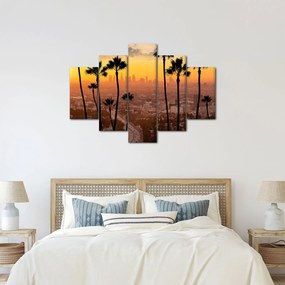 Tablou - Panorama din Los Angeles (150x105 cm)