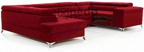 Supermobel Canapea extensibilă în formă de U THIAGO, 350x90x202, omega 68/soft 11, stânga