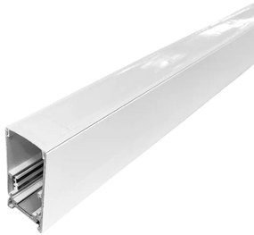 Șină Aplicată Alba Pentru Proiectoare Magnetice, 2m – Ideală Pentru Iluminat Neutru Și Elegant În Diverse Spații