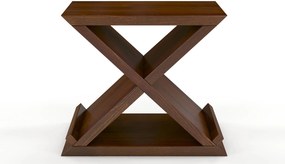 Noptieră lemn masiv TerraCraft 1 Sertar Pin, 42 × 35 × 40 cm - Wenge