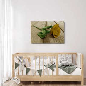 Tablou - Vintage trandafiri galbeni (90x60 cm)