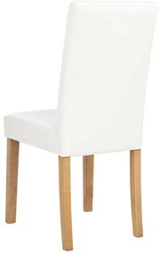 Set 2 buc. scaune pentru sufragerie Borway (alb). 1010057