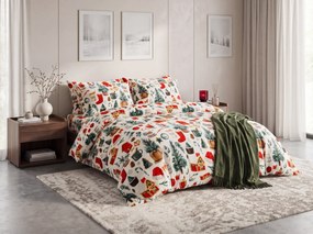 Lenjerie cocolino FESTIVE MAGIC alba Dimensiune lenjerie de pat: 70 x 90 cm | 140 x 200 cm