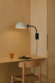 Aplica de perete metal ajustabila DOMINICA negru, bej