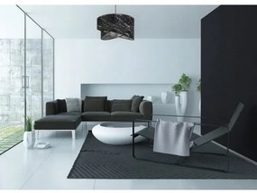 Lustră pe cablu 1xE27/60W/230V negru/argintiu