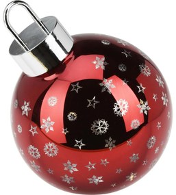 Decorațiune de Crăciun cu LED Xmas ball roșu, diametru 15 cm