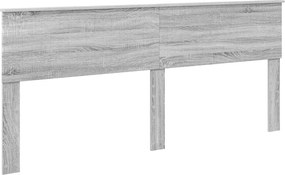 vidaXL Tăblie cap Gri Sonoma 200 cm Lemn compozit