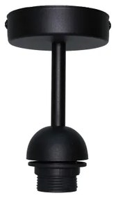 Lustră aplicată RIO Duolla SHINY 1xE27/15W/230V d. 45 cm negru/cupru