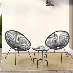 Juskys Set de balcon Ostana