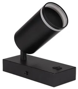 Spot de perete 1xGU10/35W/230V negru