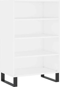 vidaXL Dulap înalt, alb, 57x35x90 cm, lemn compozit