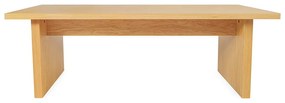 Măsuță de cafea în culoare naturală cu blat cu aspect de lemn de stejar 60x120 cm Stripe – Woodman