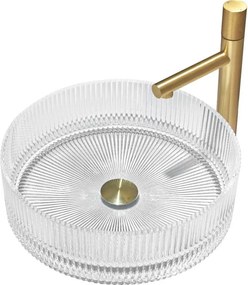 Mexen Eiva chiuvetă de sticlă pe blat 39 x 39 cm, transparent - 24163900