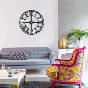 Ceas de perete Greece, ø 50 cm, negru