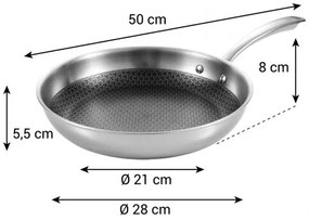 Tigaie Tescoma SteelCRAFT,  28 cm