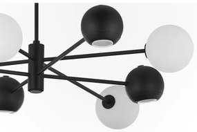 Lustră pe tijă Jupiter 1998 MOKA 4xGU10/10W/230V + 4xG9/10W/230V negru/alb