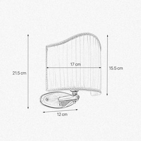 Aplica de perete stil clasic neoclasic Column