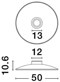 Plafoniera LED design ambiental Esti fumuriu