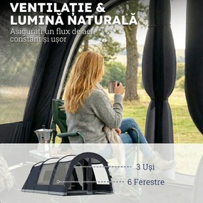 Outsunny cort familial multiplu persoane | Aosom Romania