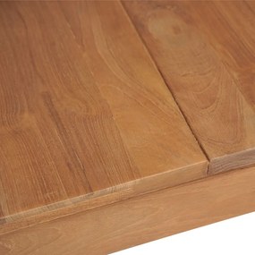 Masa, lemn masiv de tec cu finisaj natural, 120 x 60 x 76 cm 1, 120 x 60 x 76 cm