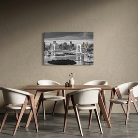Tablou - Orașul mare cu turnul galben (90x60 cm)