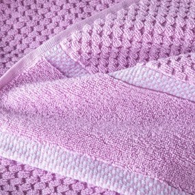 decoDoma Set de prosoape şi prosoape de baie din frotir MODENA liliac, 6 buc