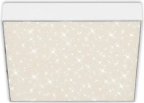 Mini Plafoniera LED alb cu efect starlight STAR SKY 21x21cm