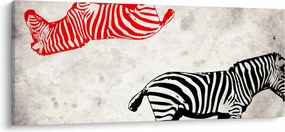 Tablou - Zebre (120x50 cm)