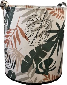 Coș de depozitare de depozitare din material textil ø 37x40 cm – Mioli Decor