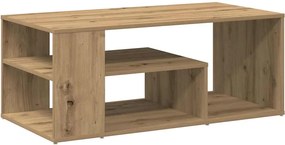 vidaXL Măsuță de cafea, stejar artizanal, 100x50x40 cm, lemn prelucrat