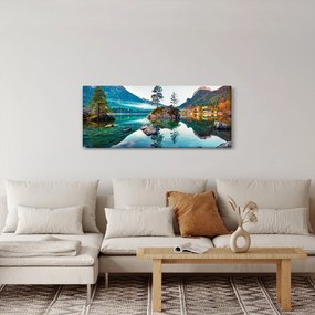 Tablou - Lacul Hintersee, Alpii Bavarezi, Austria (120x50 cm)