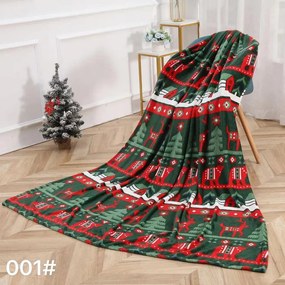 Patura microplus verde de Craciun BRAZI Dimensiune: 160 x 200 cm