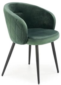 Scaun K430 velvet verde