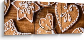 Tablou - Turtă dulce (cu ceas) (90x30 cm)