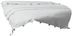 Cuvertură crem din polar, fleece 150x200 cm Pom Pom – Mijolnir