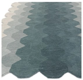 Covor albastru din lână 160x230 cm Hive – Asiatic Carpets