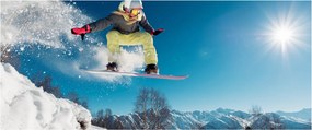 Tablou - Snowboarder (120x50 cm)