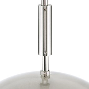 Lustra, Pendul realizat manual ARTDESIGN 30cm, crom satinat/ alb opac