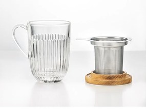 Cană cu filtru din sticlă 280 ml Ouessant – La Rochére